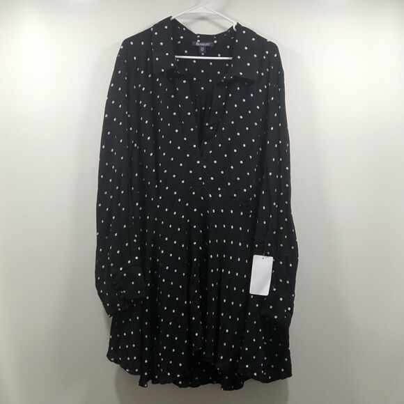 Romans Pullover Polka Dot Top‎ in size 3x - 30 NWT - Picture 1 of 5